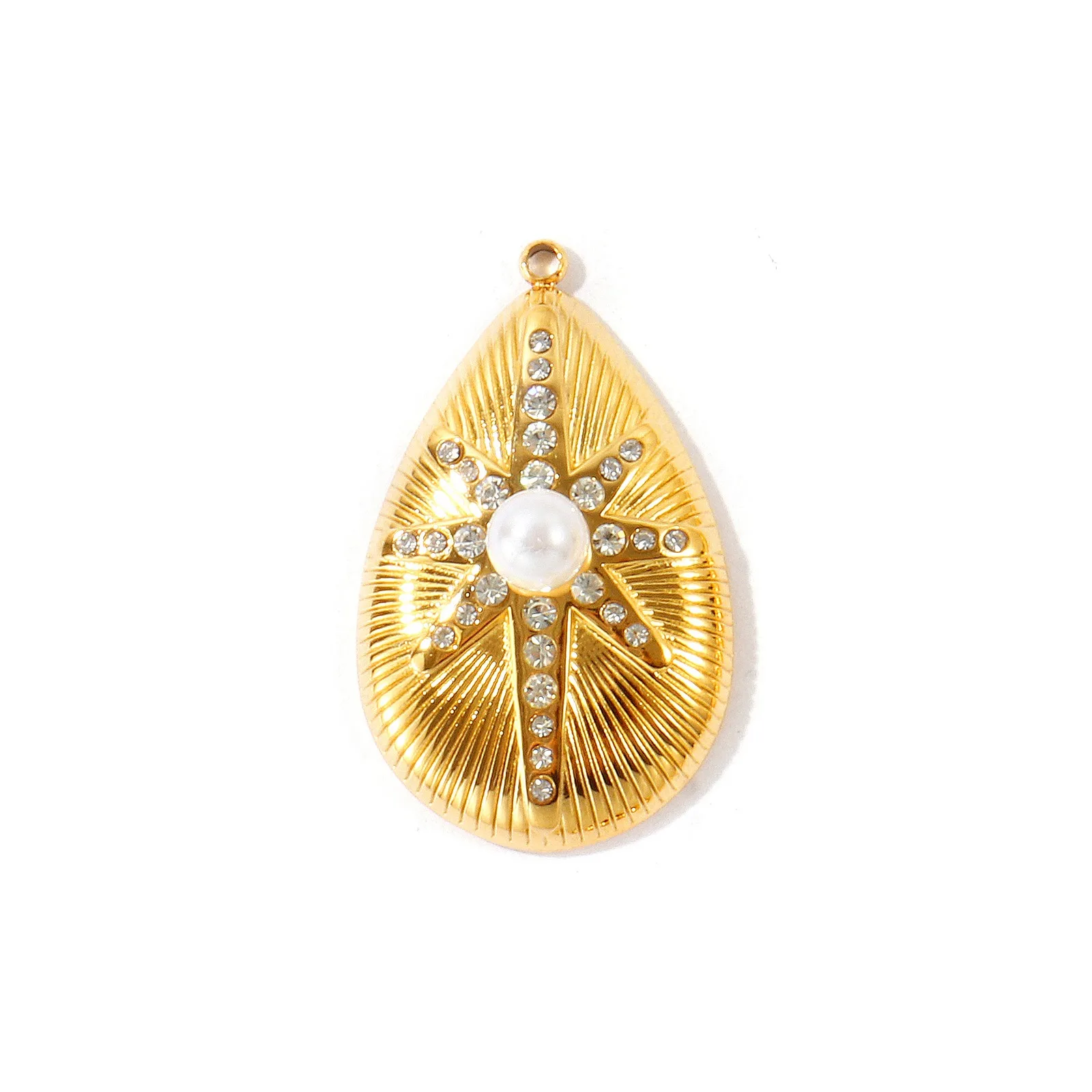 2 Stück Mikro-Pavé-Strass-Stern-Kolibri-Katzen-Anhänger aus 304 Edelstahl, 18K vergoldet, für DIY-Halsketten und Schmuckherstellung – Detail 6
