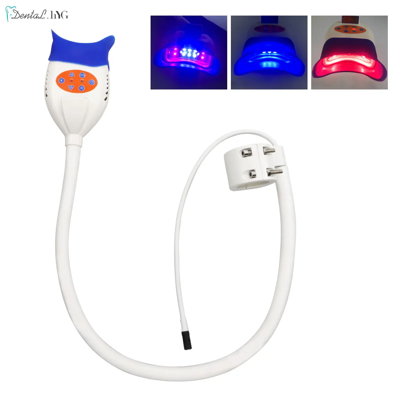 Dental Cold Light Lamp 3Color Teeth Whitening Machine Bleaching Accelerator Device LED Light Dentistry Tool With Screen