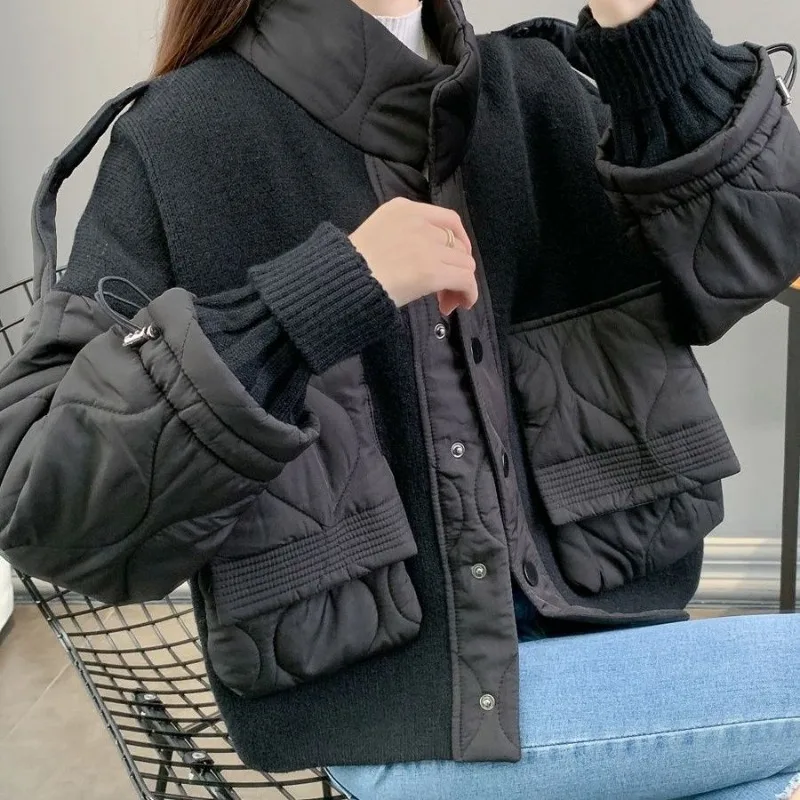 Women's Fall Winter Tops Coat Button Pockets Slim Loose Casual Simple Premium Design Fashion Soft Comfortable Versatile Niche