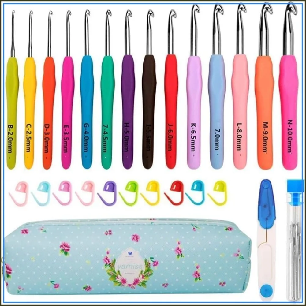 Ergonomic Crochet Hooks Complete Starter Kit