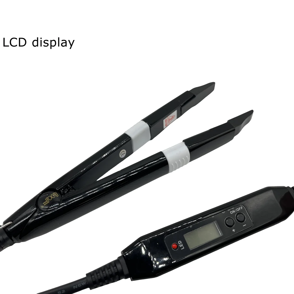 628 Heat Hair Connector Temperature Controllable Heating Iron Heat Keratin Hair Extensions Tools LCD Display Mini Iron Fusion