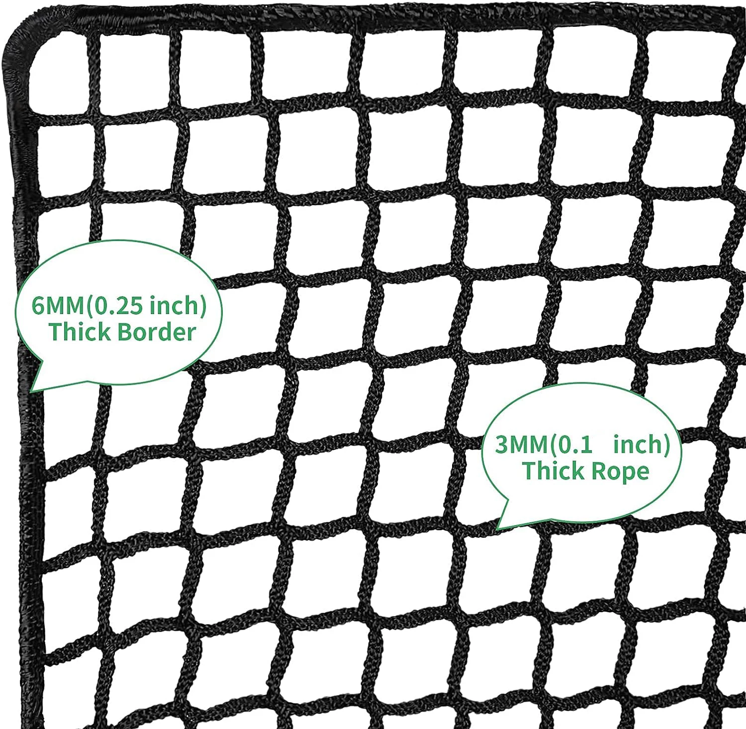 Golf Practice Net-Golf Ball Hitting Netting, Knotless Sports Barrier Nets Soccer Backstop Net,Garden Balcony Protection Safe Net