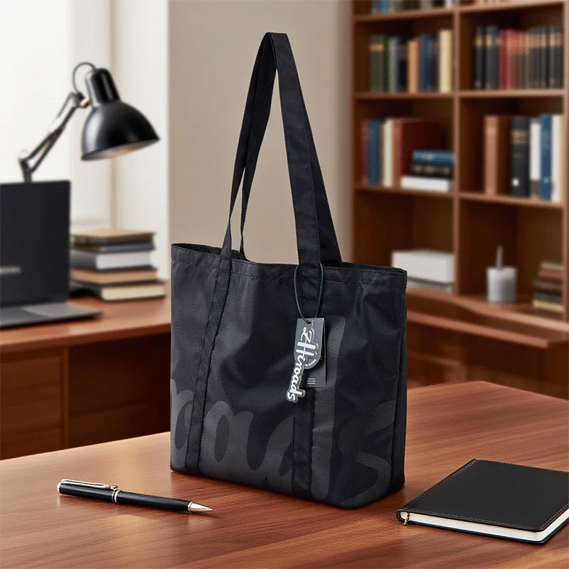 Zhiroads High Quality Shopping Foldable Polyester Tote Bag Women‘s Shoulder Bag