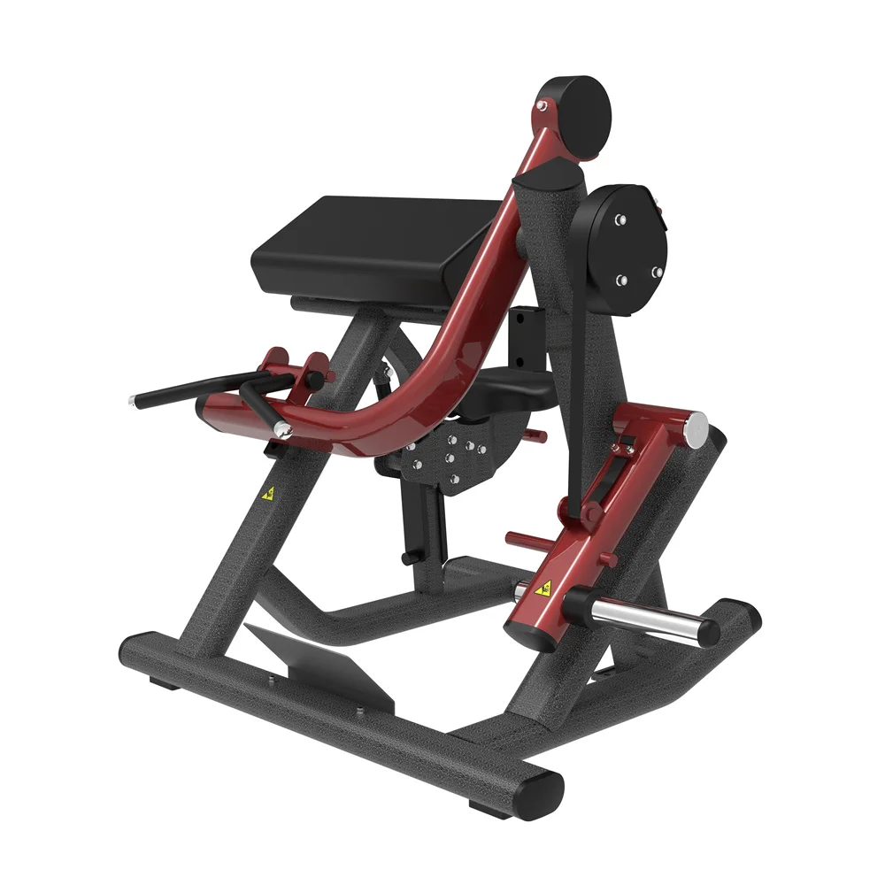8309 Plate Loaded Commercial Gym Equipment Arm Curl Biceps Exercise Strength Training Seated Biceps Curl Machine