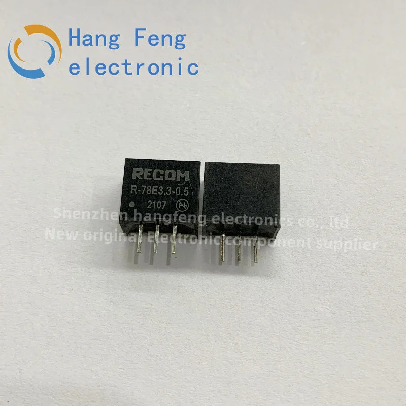 5PCS R-78E3.3-0.5 In-line SIP-3 DC-DC Isolated Power Module New original
