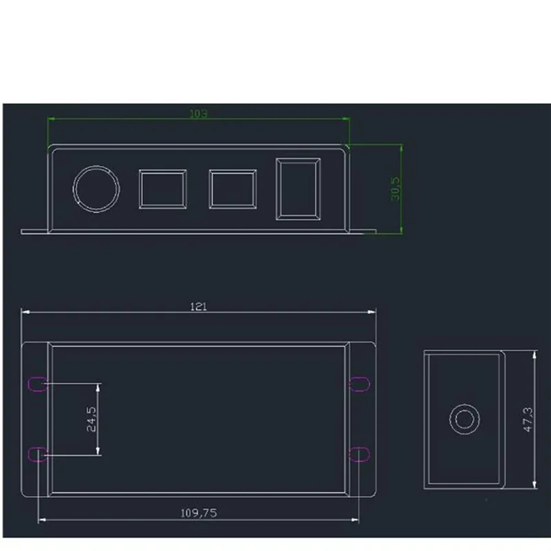 DC 0-10V Dimmer Switch Controller di sincronizzazione seriabile Rotary ON/Off per driver LED dimmerabili 0/1-10V reattori elettronici