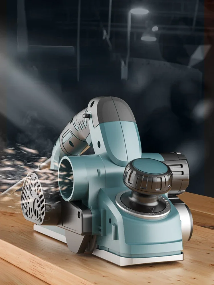 

Hot Selling Electric planer woodworking plane household small electric portable wood machine multi-function flashlight,
