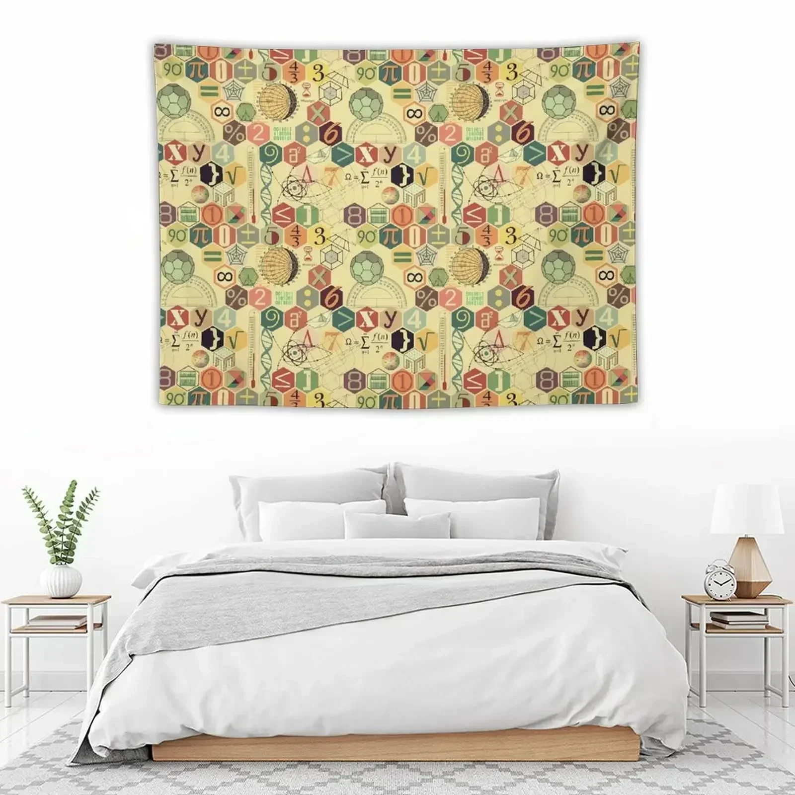 

Math Yester Color Tapestry Home Decoration Wall Tapestries Wall Decorations Custom Tapestry