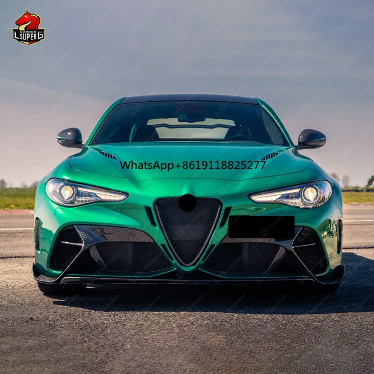 Body Kit For Alfa Romeo Giulia Upgrade to G Style Front Bumper Rear Bumper Diffuser Bodykit