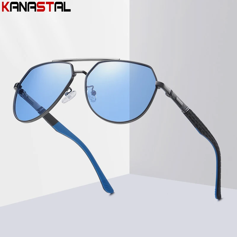 New Men Pilot Polarized Sunglasses UV400 Women High Quality Sun Glasses Metal Eyeglasses Frames Outdoor Fishing Driver Eyewear