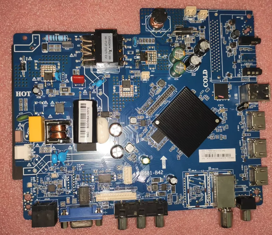 

Материнская плата для ТВ с Wi-Fi, Android, 8 ГБ EMMC, модель cv6681-b42, для 50v