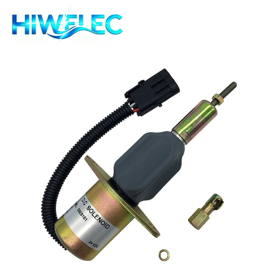 12V/24V Engine Fuel Shutdown Solenoid Valve 3928161 Fuel Shut Off Solenoid