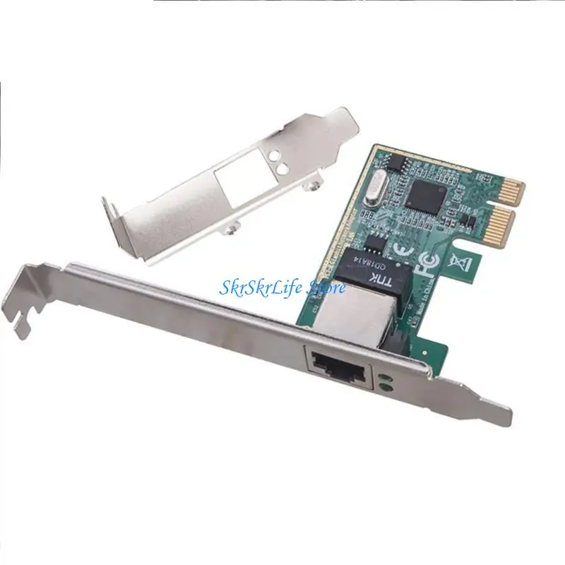 E65E Atualizou PCI-E para RJ45 Adaptador Card, cartão Ethernet para PC Computer Retwork Expansion Card Acessório