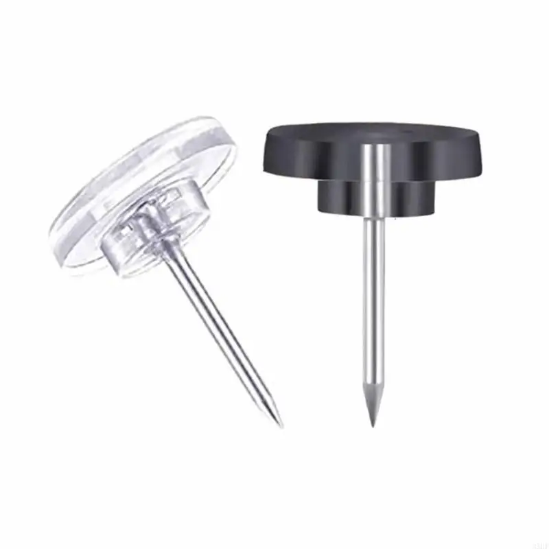 3XUF 50/100pcs 큰 헤드 푸시 핀 플라스틱 플랫 헤드 엄지 압정지도 압정 엄지 손톱