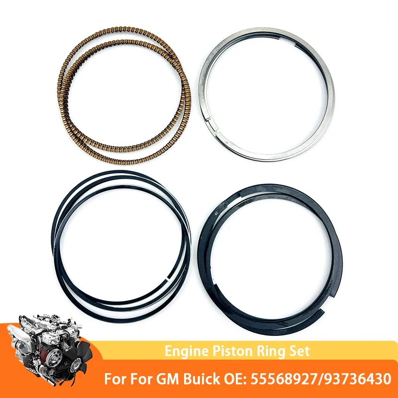 

Комплект поршневых колец двигателя, комплект колец STD для GM Buick Chevrolet Cruze Aveo 1.8 Opel Astra, уплотнительное кольцо OE 55568927 93736430 Автомобильные аксессуары