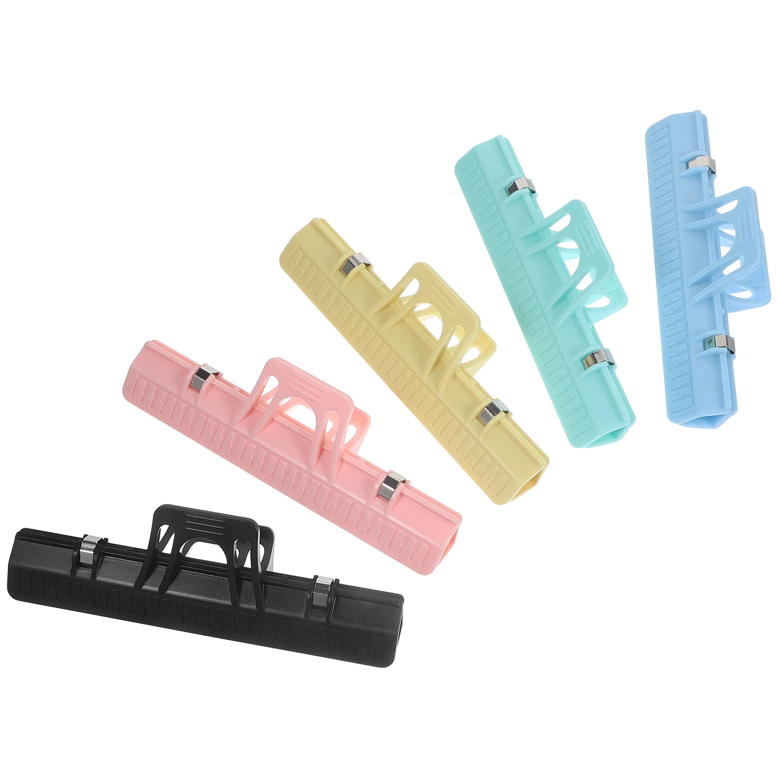

5 Pcs Book Clips Page Holder Multifunction Abs Fancy Musical Score Strong Paper