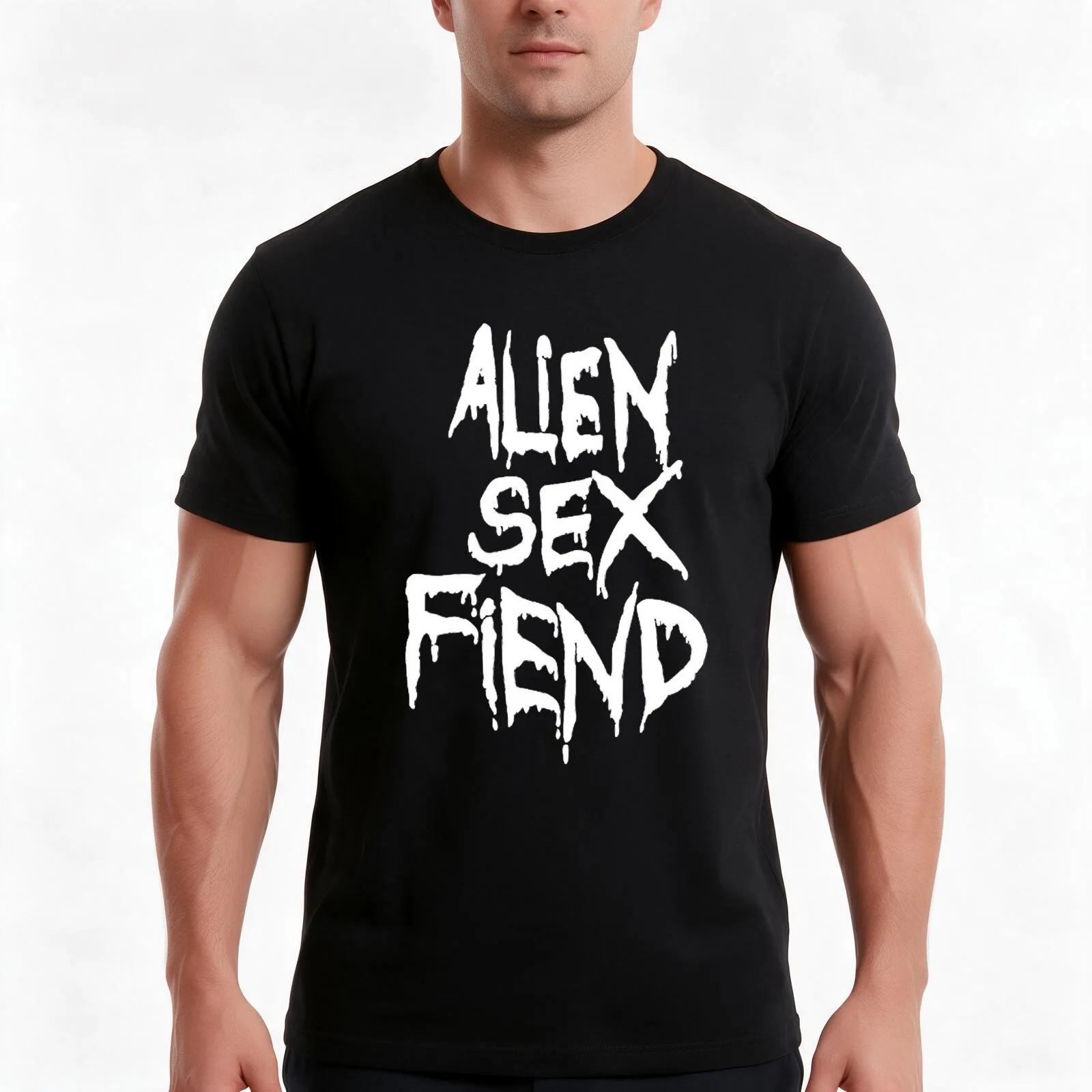 Alien Sex Fiend Classic T-Shirt Summer Casual Cotton Tee, Unisex Men Women