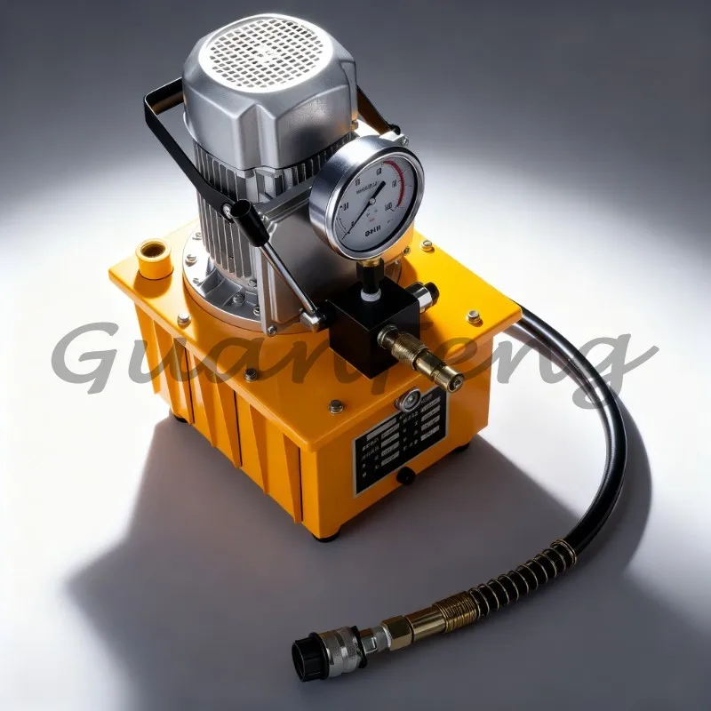 750W Ultra‑High Pressure Electric Hydraulic Pump, Portable High‑Pressure Hydraulic Oil Station Power Unit