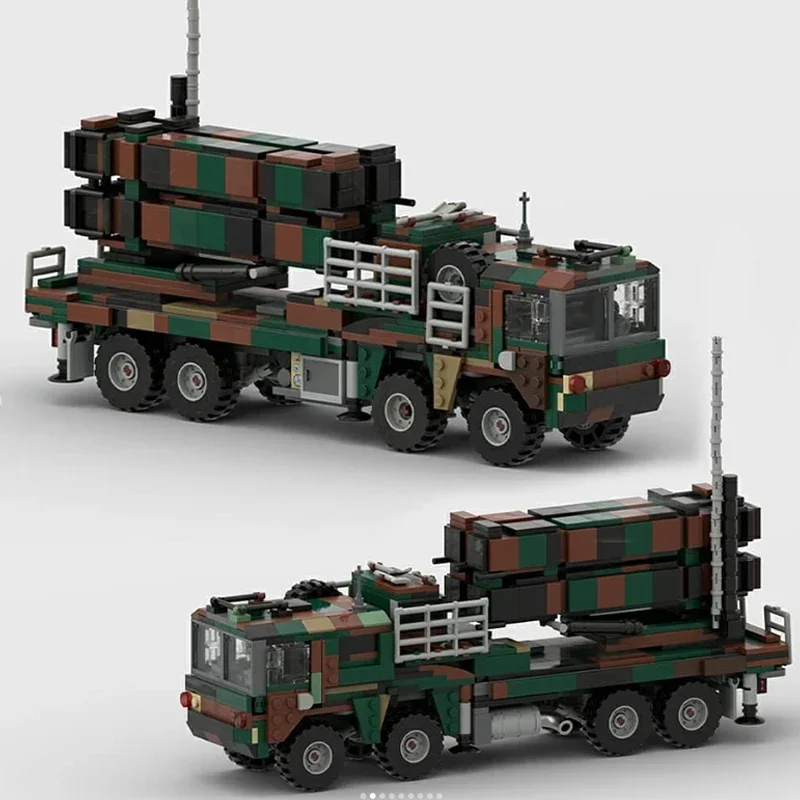 Moc Building Bricks Military Model  Mim-104 Patriot Sam 1:34 Technology Modular Blocks Gifts Toys For Childen DIY Sets Assembly