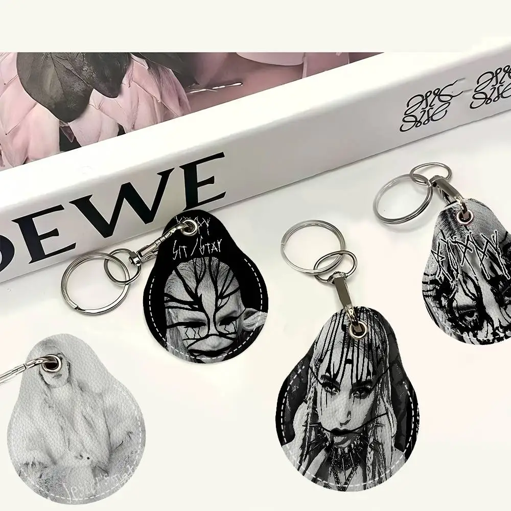 Album I Disagree By Poppy Mini Water Drop Shape Community Access Card Holder Elevator Card Sensor Drop Card Protector Keychain