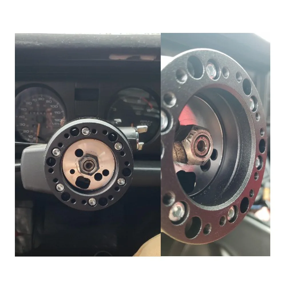 Replace Aluminum Steering Wheel Boss PCD Adapter Kit For Momo Nardi OMP Sparco Universal Steering Wheel Hub PCD Adapter Spacer view 2