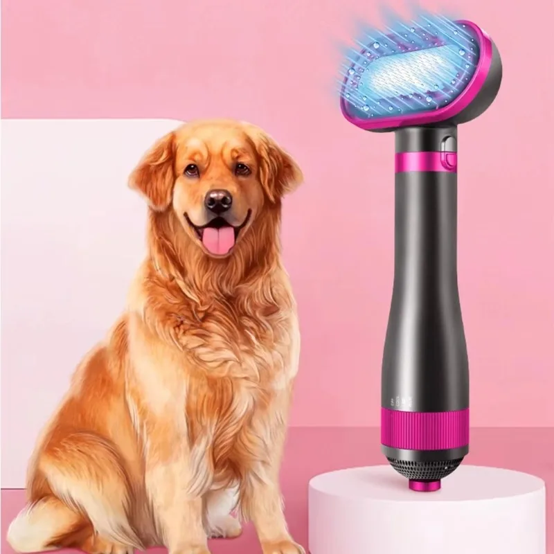 

2-In-1 Puppy Low Noise Temperature Portable Pet Dog Hair Dryer and Comb Pet Hair Dryer Brush Pet Grooming Hair Dryer