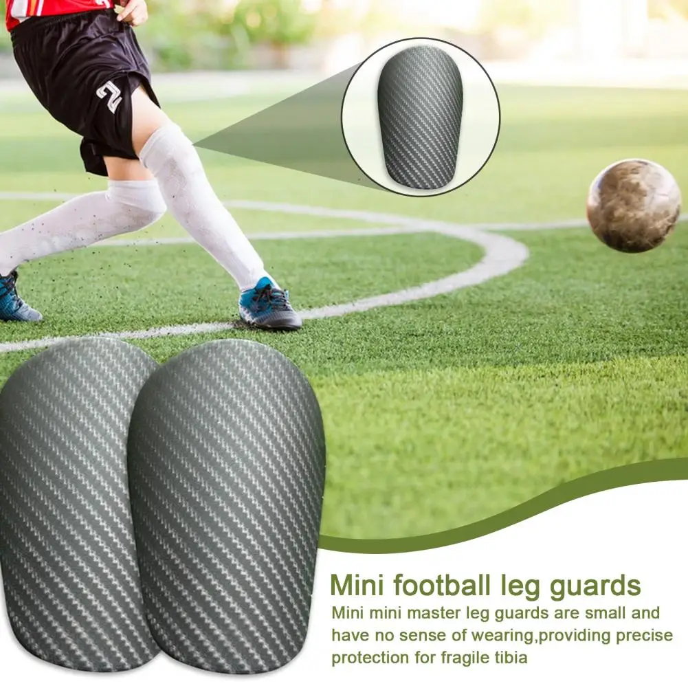 2Pcs Football Shin Pads High Strength Shockproof Impact Resistant Soft Lining Secure Fit Shin Guards Football Protective Gear