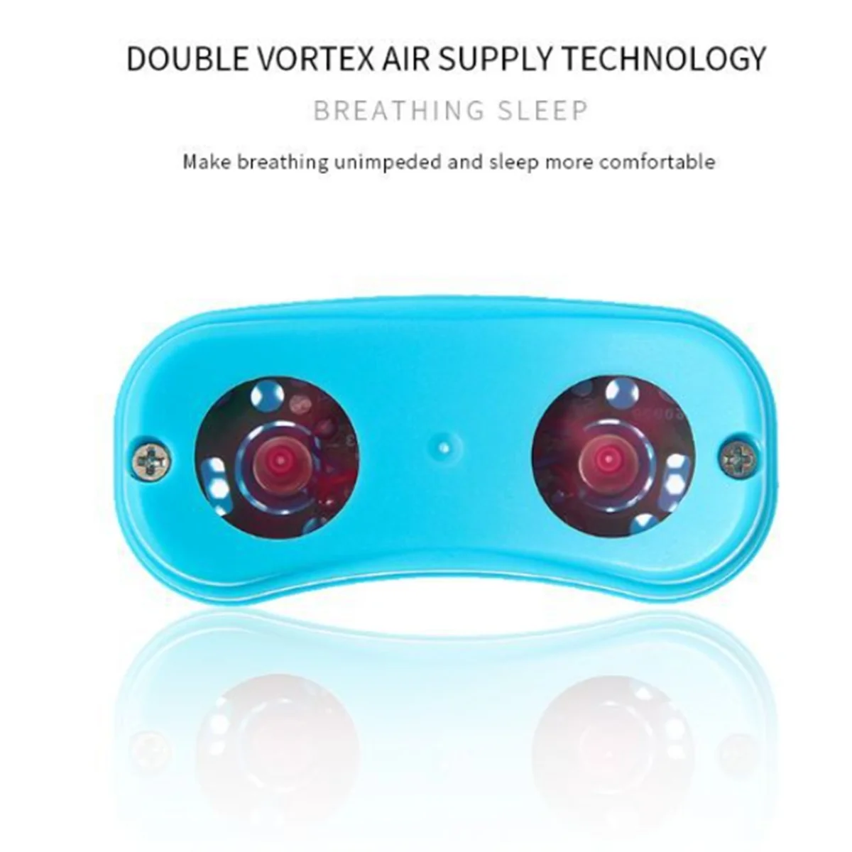 ABIT Electric Snore Stopper Silicone Nasal Respirator Snore Oral Appliance Sleepping Ventilator Assisted Sleep Red