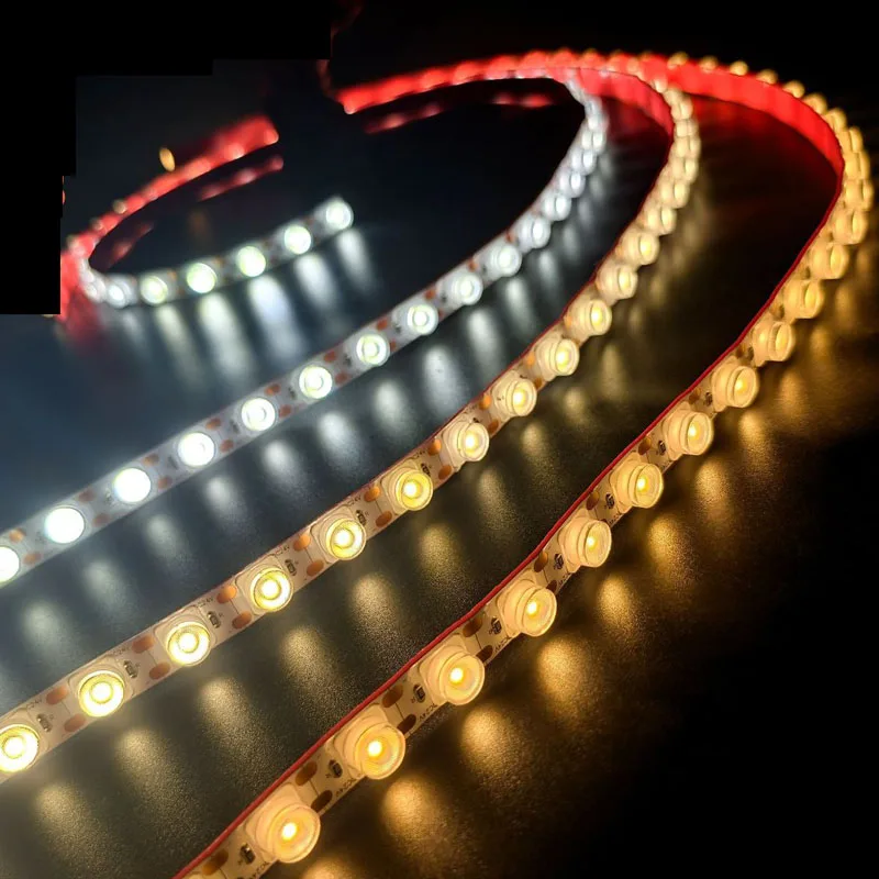 5m 24v Wall Washer Flexible Strip Adhesive Ribbon Soft Tape Optical Len Module Strip Light Project Wall Engineer Building House