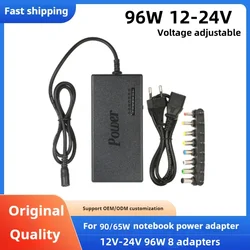 96W Universal Portable AC Laptop Power Adapter 12V 15V 16V 18V 19V 4.5A 20V 24V Charger For Toshiba Hp Asus Acer Sony Lenovo