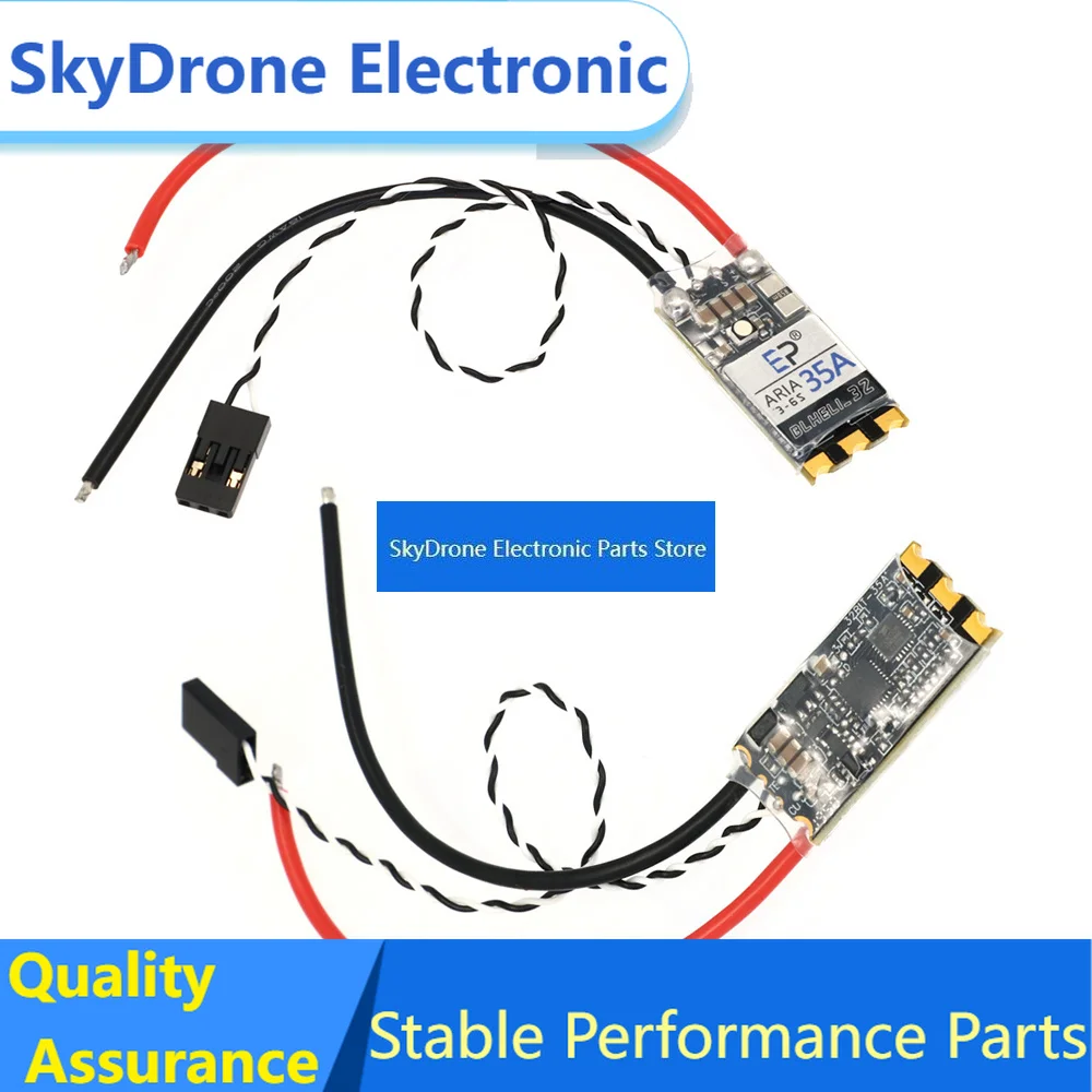 SkyDElEP-Power Aria 35A AM32 Bit 3-6S Dshot 1200 Brushless Esc FPV Crossover Aircraft Fixed For Rc Model Quadcopter