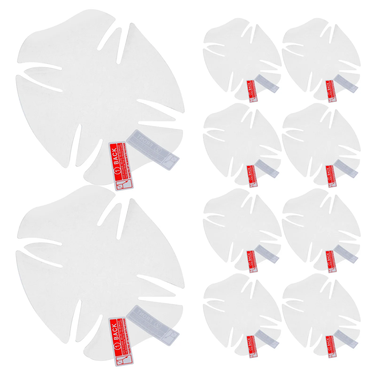 

10pcs Car Door Handle Protective Film Scratch Resistant Sticker Anti Scratch Protector Clear PVC Long Lasting Simple