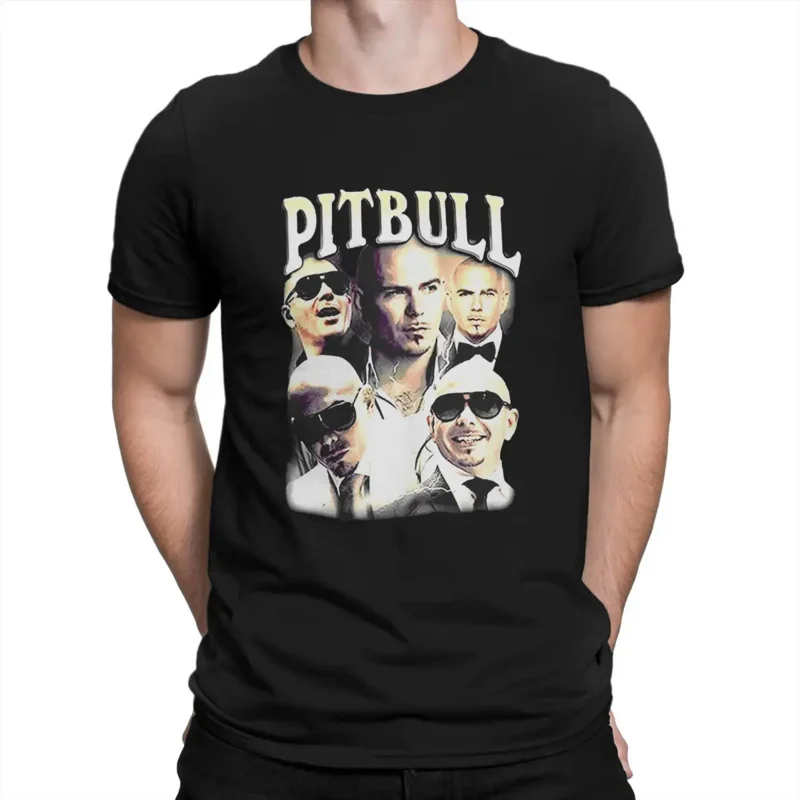 Pitbull Mr.Worldwide Man's TShirt Mr Worldwide O Neck Tops 100% Cotton T Shirt Humor Top Quality Gift Idea