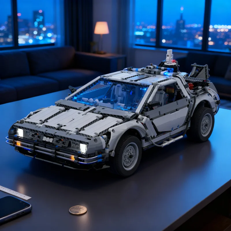 

2815 деталей MOC, серия 2, BTTF, Техническая модель для сборки, конструктор, креативный подарок, DIY, декор для демонстрации, премиум-класс для взрослых и детей, для рабочего стола