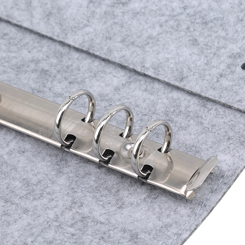 A5 A6 feltro Shell quaderno in tessuto quaderno a fogli mobili pianificatore di carta pagina interna raccoglitore ad anelli cancelleria regalo diario del viaggiatore