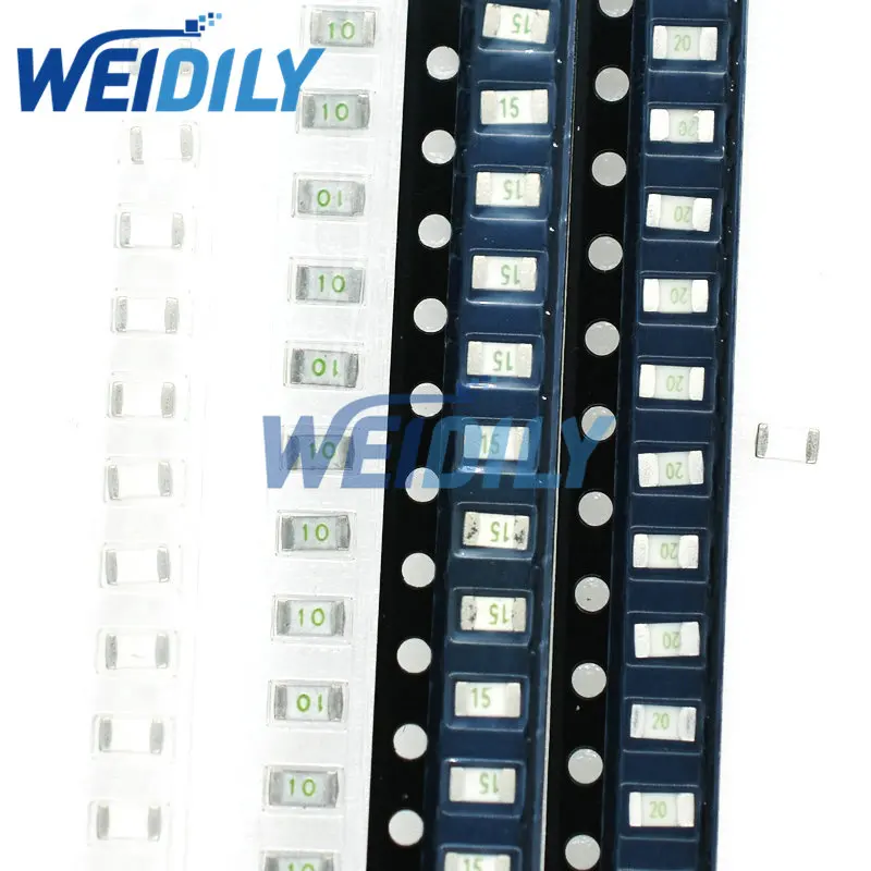 A One Time Positive Disconnect SMD Restore Fuse 1206 0.5A 1A 1.5A 2A 2.5A 3A 3.5A 4A 5A 6A 7A 8A 10A 12A 15A 20A 30A Fast Acting