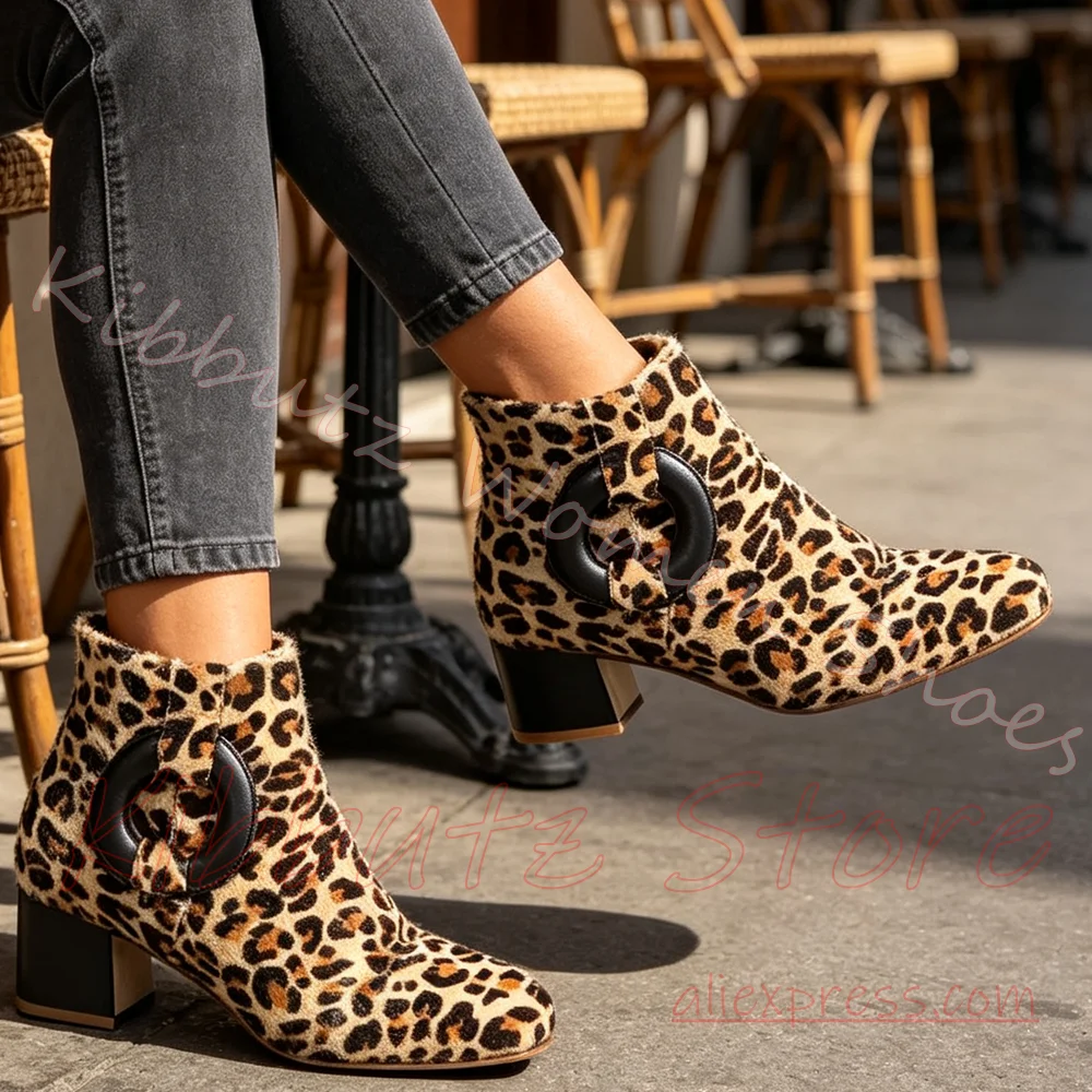 Leopard Horsehair Ankle Boot W - đánh giá và giá Women Fashion Rings