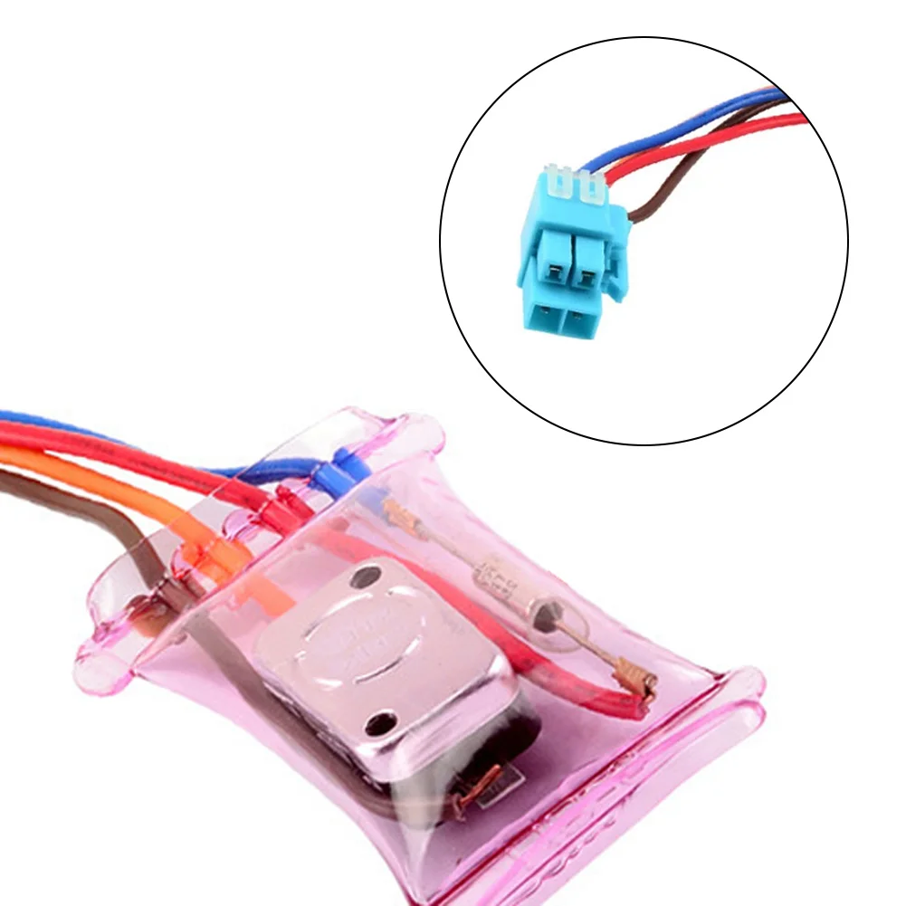 Refrigerator Defrost Thermostat 4 Wire Bimetallic Replacement 7 Degrees Designed to Prevent Frost Build Up and Efficiency