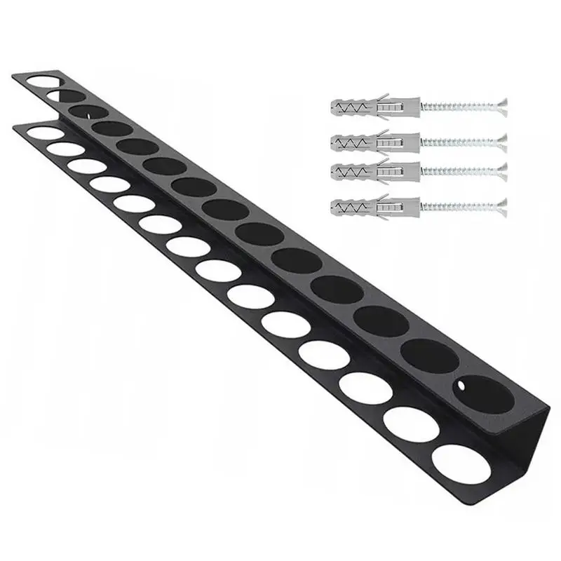 

Screwdrivers Plier Wall Rack Hammer Rack Plier Organizer Hammer Plier Storage Rack Metal Hand Tool Holder pegboard Workshop Rack