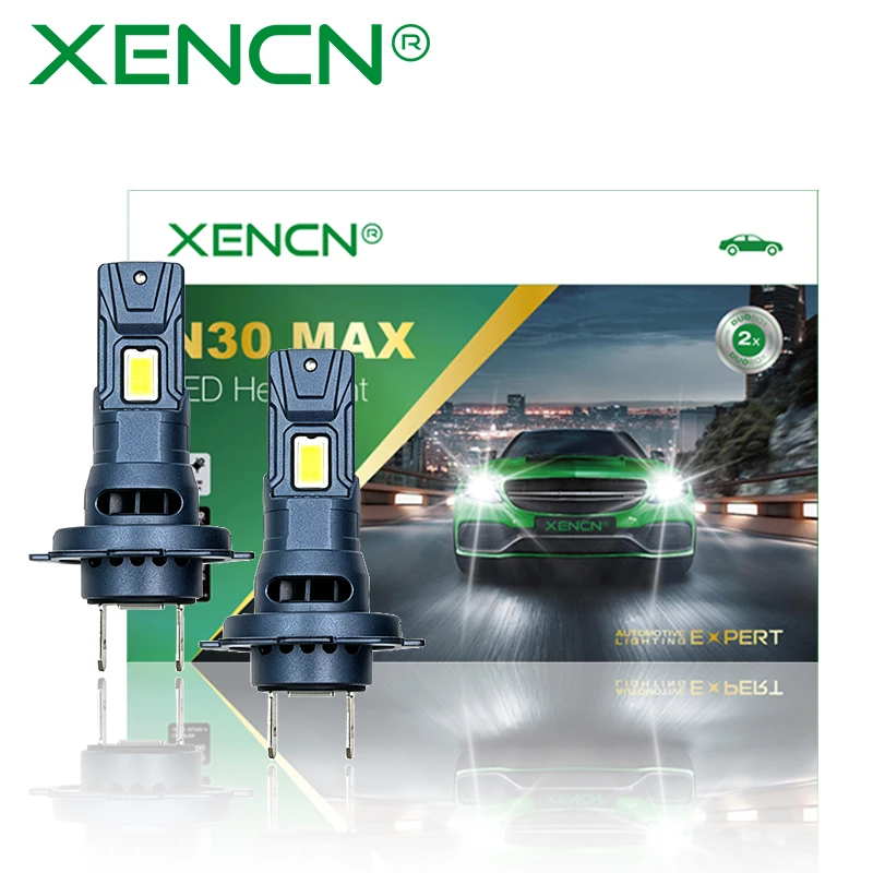 XENCN N30MAX H7 LED Headlight Lamp 6500K 12V/25W/30W Integrated design of intelligent centralized control OEM Made in China