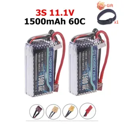 3s 11.1 v 1500mAh 60C batteria Lipo per RC auto aereo Quadcopter pezzi di ricambio 3s batteria lipo 11.1 V batteria per giocattoli RC