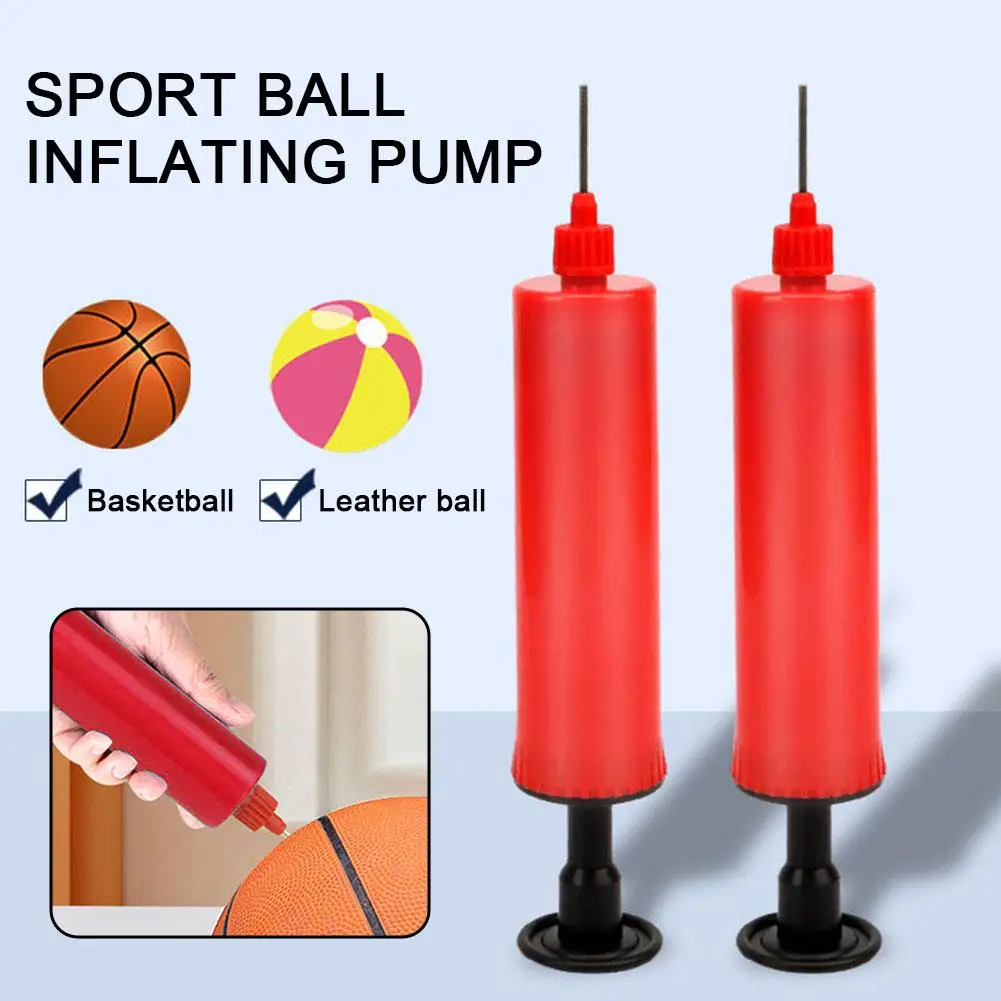 Bomba de inflar bola esportiva universal com pino manual portátil versátil bomba de ar para futebol basquete rugby vôlei