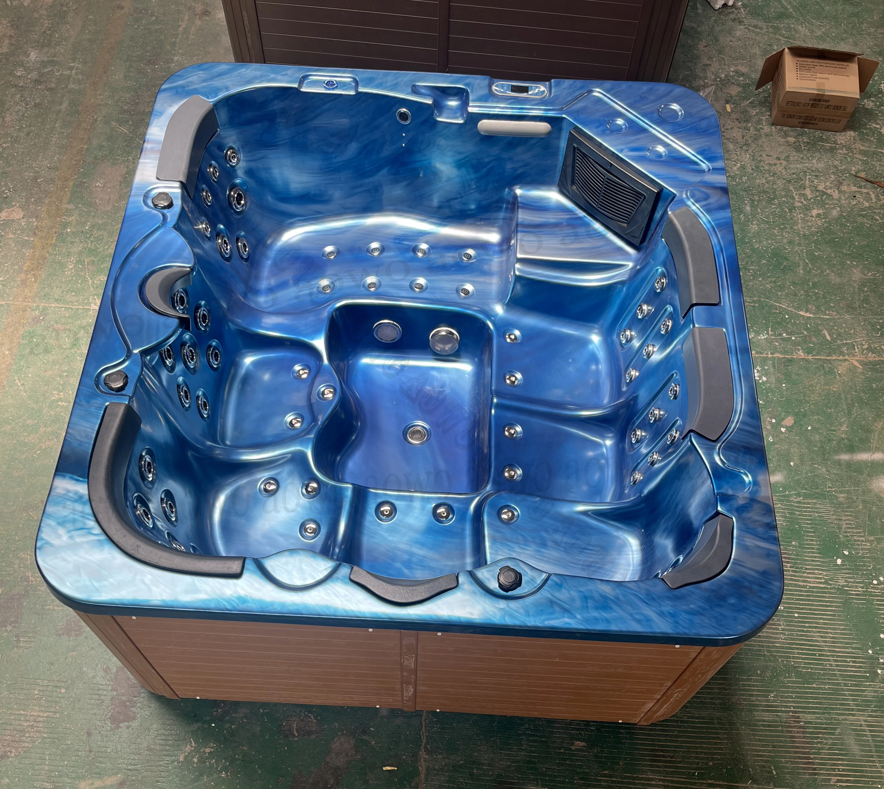 Big Yacuzzi whirlpool Tub 7 Person Hot Tube Outdoor American Acrylic Jakuzi Swim Spa Villa Garden Install Hydromassage Pool