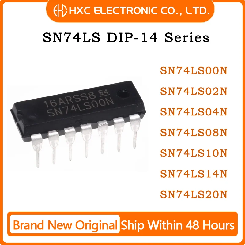 

10PCS SN74LS20N 74LS20 SN74LS21N 74LS21 DIP 74LS22 74LS25 74LS26 SN74LS27N 74LS27 74LS28 new and original IC