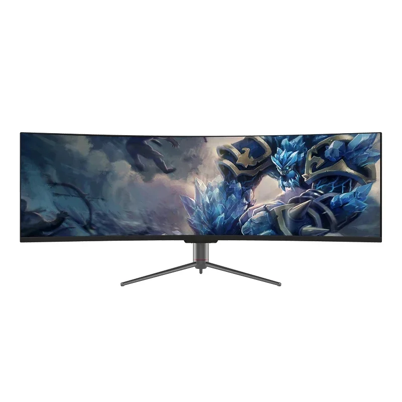 49-calowa, zakrzywiona gra komputerowa, 144 hz, 120 Hz, bez obramowania, 4K, 5K HDR, gra s