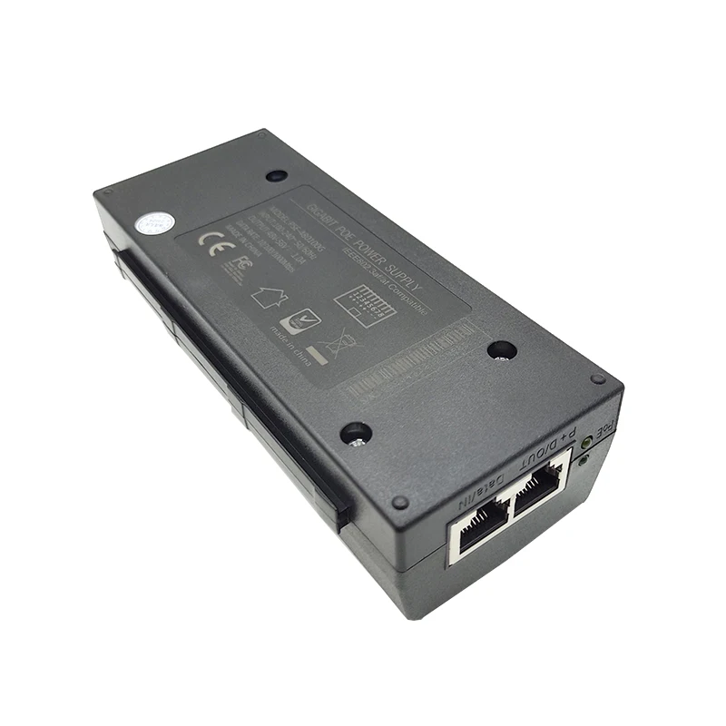 جيجابت PoE 48 فولت 1A حاقن 1000Mbps 48 فولت امدادات الطاقة 48V1A ل CCTV الأمن IP هاتف مزود بكاميرا POE إيثرنت محول AP المملكة المتحدة الاتحاد الأفريقي الاتحاد الأوروبي