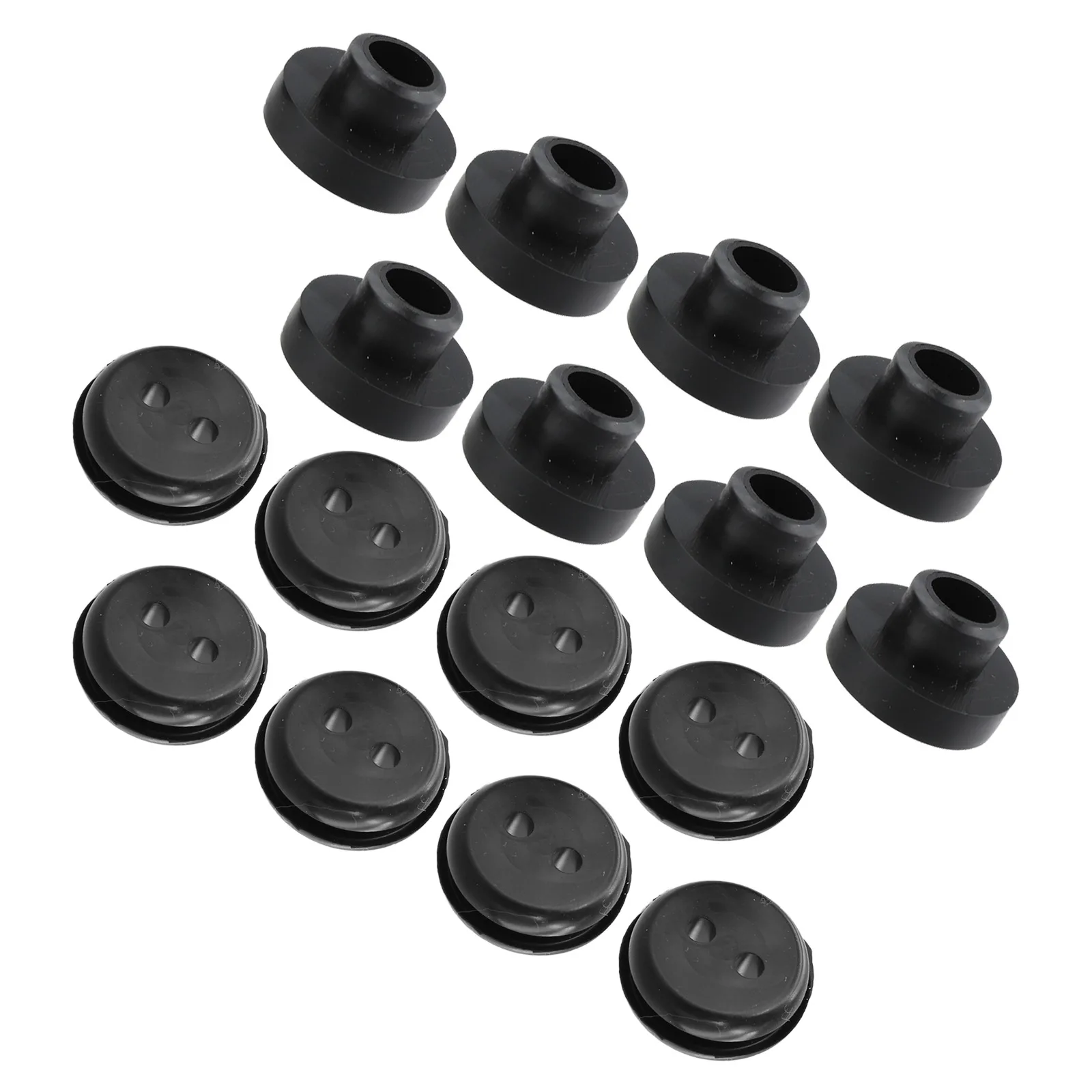 Black Lawnmower Accessory Compatible With Lawnmower Engine Lawn Care Parts Replacement Grommets Set Versatile Machinery Use