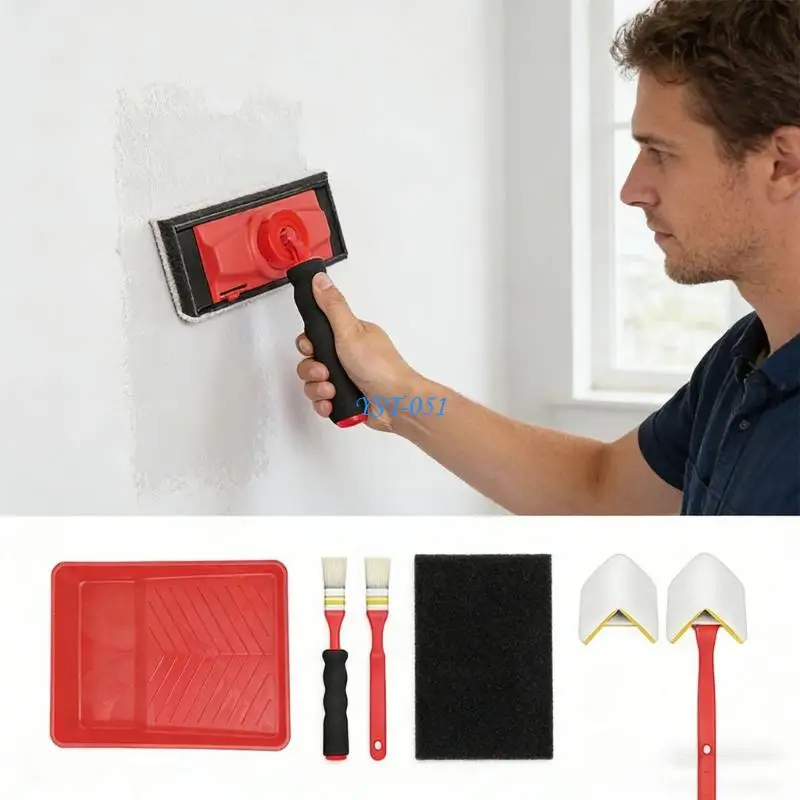 E15A 10 In 1 Painting Equipment Set For Neat Lines And Ceiling Work