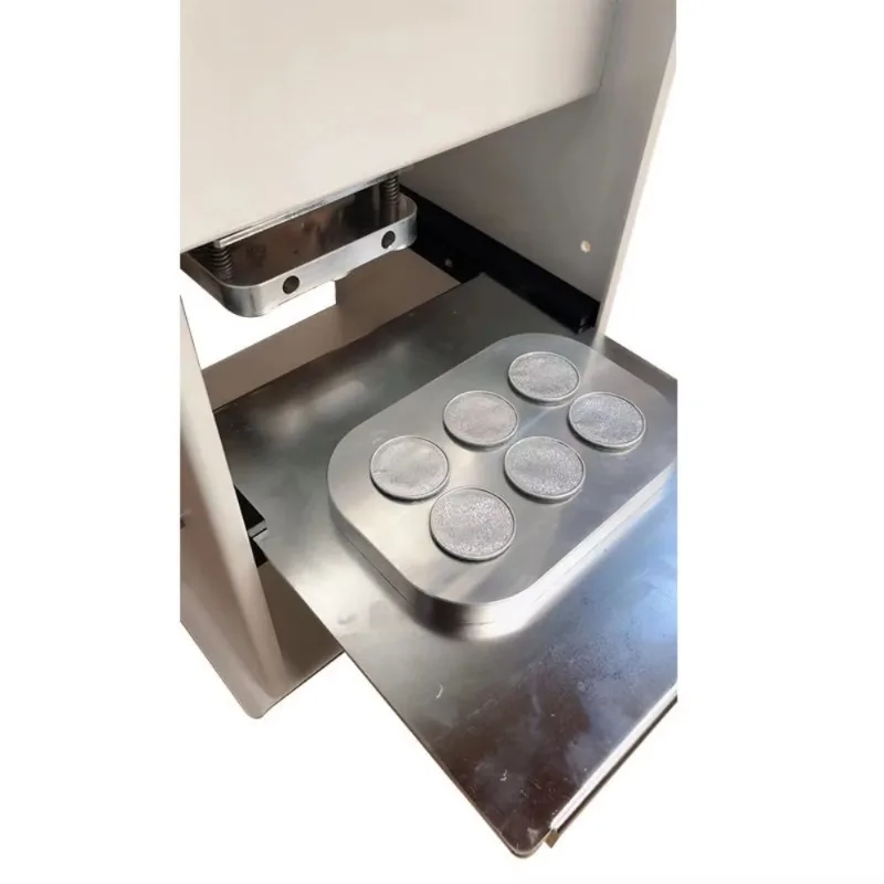 Manual 6 Holes Nespresso Empty Coffee Capsule Sealing Foil Machine Aluminium 6-Hole Heat Sealing for Metal Packaging 6-Hole