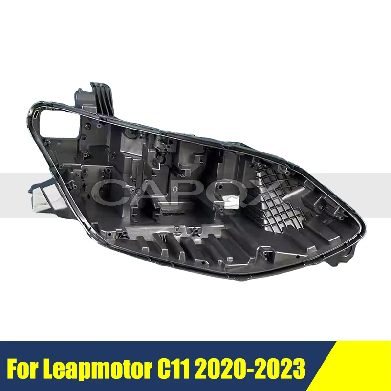 Front Bumper Headlight Cover For Leapmotor C11 2020-2023 Cover Shell Shade Head Lamp Glass Head Light Lens Caps